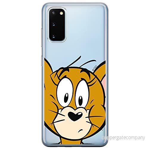 ERT GROUP mobiltelefonfodral för Samsung S20 FE / 5G originalt och officiellt licensierat Tom and Jerry mönster 002 anpassad till formen på mobiltelefonen, gedeeltelijk transparant 5903932405538