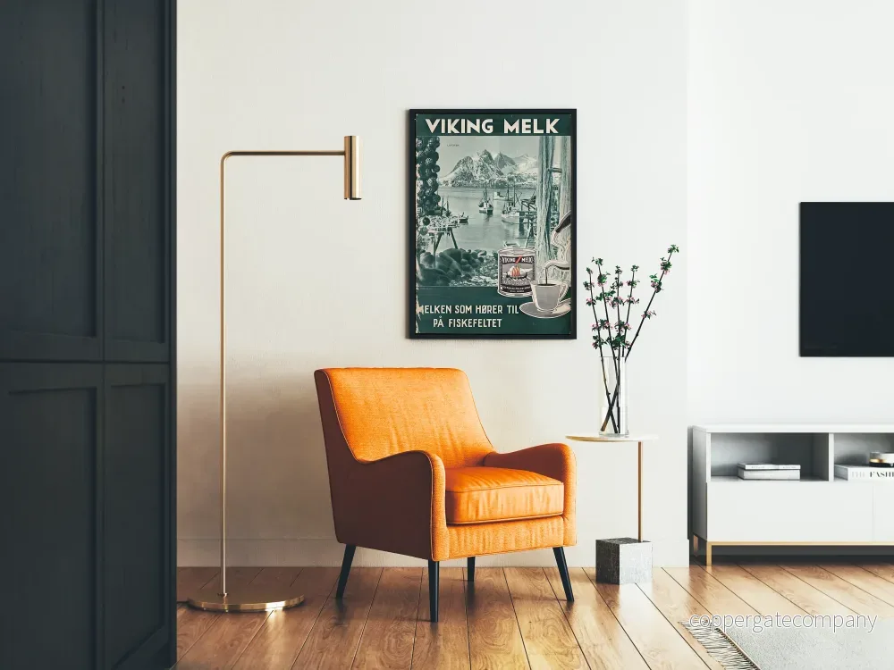 Vintage Viking Melk poster för väggdekoration - Bild 2