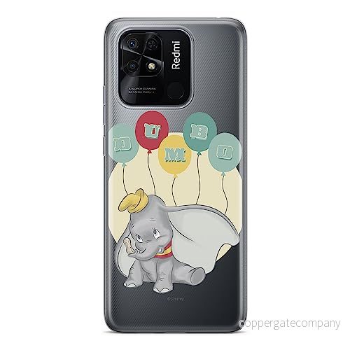 ERT GROUP mobiltelefonfodral för Xiaomi REDMI 10C originalt och officiellt licensierat Disney mönster Dumbo 003 optimalt anpassad till formen på mobiltelefonen, gedeeltelijk transparant 5905511540708