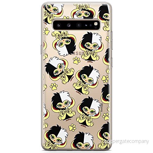 ERT GROUP mobiltelefonfodral för Samsung S10 originalt och officiellt licensierat Disney mönster Cruella 007 optimalt anpassad till formen på mobiltelefonen, gedeeltelijk transparant 5905131491923