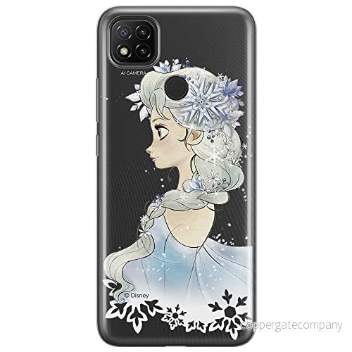 ERT GROUP mobiltelefonfodral för Xiaomi REDMI 9C originalt och officiellt licensierat Disney mönster Elsa 010 optimalt anpassad till formen på mobiltelefonen, gedeeltelijk transparant 5903040273944