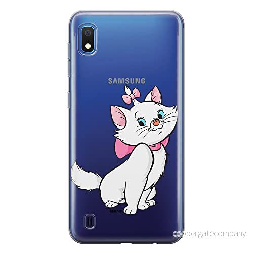 ERT GROUP mobiltelefonfodral för Samsung A10 originalt och officiellt licensierat Disney mönster Marie 007 optimalt anpassad till formen på mobiltelefonen, gedeeltelijk transparant 5905131128904