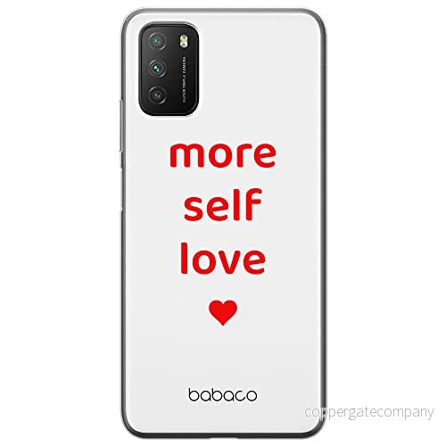 ERT GROUP mobiltelefonfodral för Xiaomi REDMI 9T originalt och officiellt licensierat Babaco mönster More self love 001 optimalt anpassad till formen på mobiltelefonen, fodral tillverkad av TPU plast 5904805601538