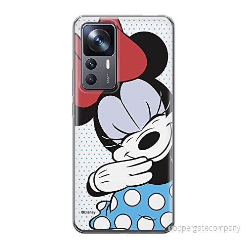 ERT GROUP mobiltelefonfodral för Xiaomi 12T/12T pro/K50 Ultra originalt och officiellt licensierat Disney mönster Minnie 033 anpassad till formen på mobiltelefonen, fodral tillverkad av TPU plast 5905511571122