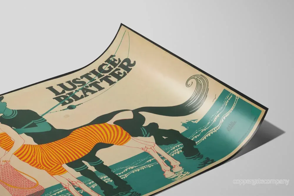 Vintageposter Lustige Blätter av Julius Klinger - Bild 2
