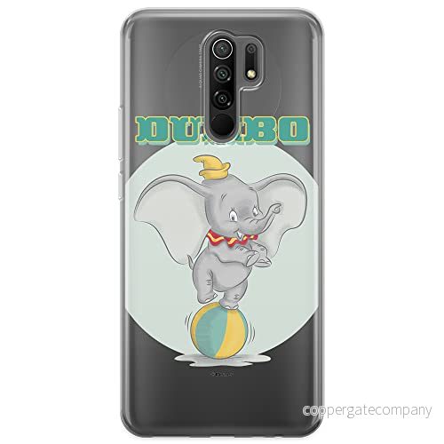 ERT GROUP mobiltelefonfodral för Xiaomi REDMI 9 originalt och officiellt licensierat Disney mönster Dumbo 006 optimalt anpassad till formen på mobiltelefonen, gedeeltelijk transparant 5903040286128
