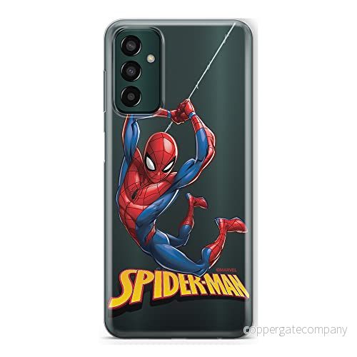 ERT GROUP mobiltelefonfodral för Samsung M13 4G originalt och officiellt licensierat Marvel mönster Spider Man 019 optimalt anpassad till formen på mobiltelefonen, gedeeltelijk transparant 5905511334086