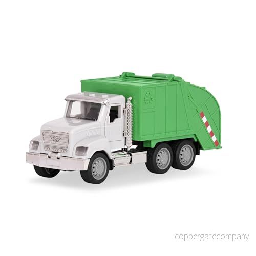 Driven by Battat sopbilleksak för barn 19 cm lastbilsleksak ljus och ljud realistiska rörliga delar från 3 år mikroavfallshantering 6222023695856