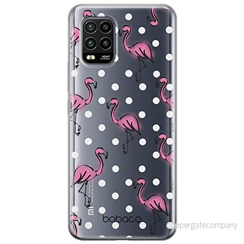 ERT GROUP mobiltelefonfodral för Xiaomi MI 10 LITE originalt och officiellt licensierat Babaco mönster Flamingo 003 optimalt anpassad till formen på mobiltelefonen, gedeeltelijk transparant 5904805409646