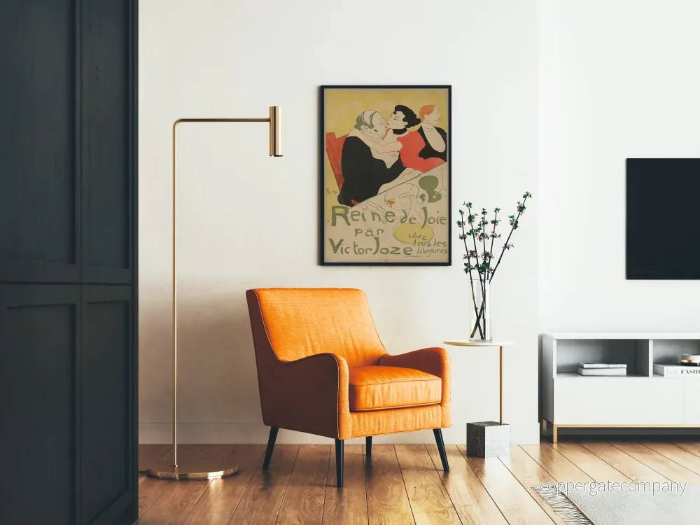 Vintageposter Reine de Joie konstnärlig väggdekoration - Bild 2
