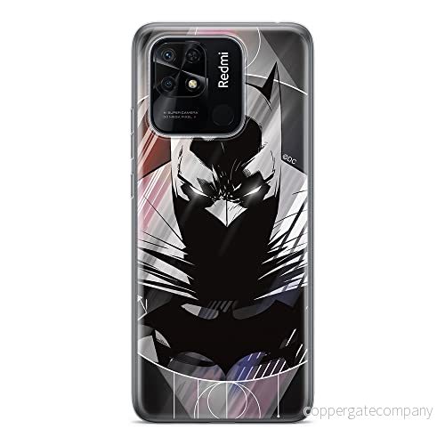 ERT GROUP mobiltelefonfodral för Xiaomi REDMI 10C originalt och officiellt licensierat DC mönster Batman 010 optimalt anpassad till formen på mobiltelefonen, fodral tillverkad av TPU plast 5905511534332