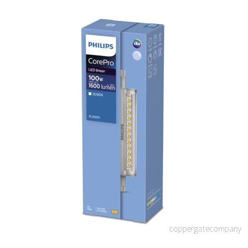 Philips CorePro LED-lampa R7S dimbar 118 mm 14W (100W) 3000K 8718696578797 Philips CorePro LED-lampa R7S dimbar 118 mm 14W (100W) 3000K 8718696578797
