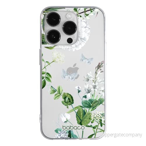 ERT GROUP mobiltelefonfodral för Apple Iphone 14 PRO MAX originalt och officiellt licensierat Babaco mönster Flowers 030 optimalt anpassad till formen på mobiltelefonen, gedeeltelijk transparant 5905131937858