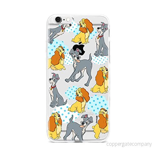 ERT GROUP mobiltelefonfodral för Iphone 6 PLUS originalt och officiellt licensierat Disney mönster Lady and the Tramp 004 optimalt anpassad till formen på mobiltelefonen, gedeeltelijk transparant 5905131773302