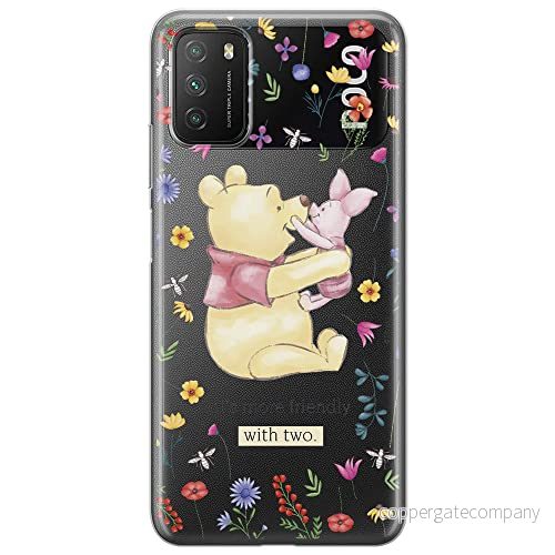 ERT GROUP mobiltelefonfodral för Xiaomi REDMI 9T originalt och officiellt licensierat Disney mönster Winnie the Pooh and friends 030 anpassad till formen på mobiltelefonen, gedeeltelijk transparant 5904805595028