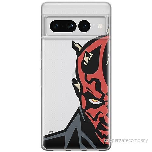 ERT GROUP mobiltelefonfodral för Google PIXEL 7 PRO originalt och officiellt licensierat Star Wars mönster Darth Maul 003 optimalt anpassad till formen på mobiltelefonen, gedeeltelijk transparant 5905795166700