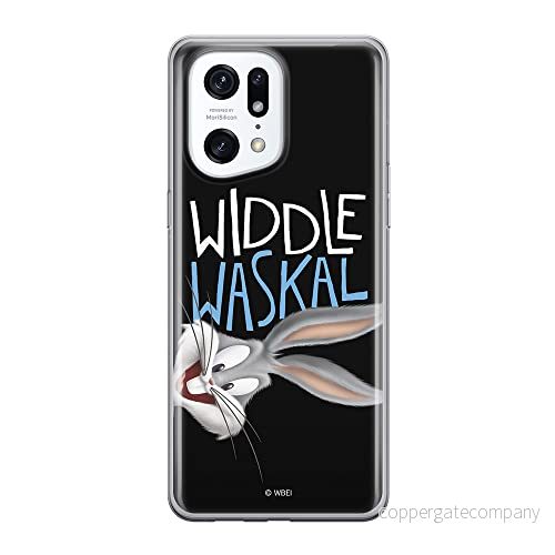 ERT GROUP mobiltelefonfodral för Oppo FIND X5 PRO originalt och officiellt licensierat Looney Tunes mönster Bugs 004 optimalt anpassad till formen på mobiltelefonen, fodral tillverkad av TPU plast 5905511399511