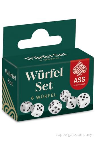 6 Augenwürfel in Faltschachtel 4042677740199