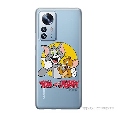 ERT GROUP mobiltelefonfodral för Xiaomi 12 PRO originalt och officiellt licensierat Tom & Jerry mönster 013 optimalt anpassad till formen på mobiltelefonen, gedeeltelijk transparant 5905511528126