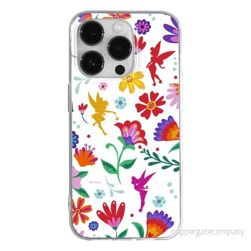 ERT GROUP mobiltelefonfodral för Apple Iphone 14 PRO MAX originalt och officiellt licensierat Disney mönster Tinker Bell 001 anpassad till formen på mobiltelefonen, fodral tillverkad av TPU plast 5905131927156
