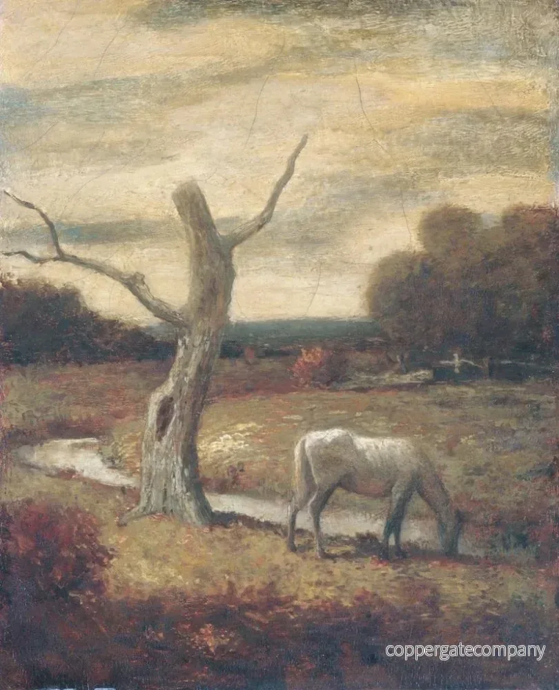 Målning Prairies d'automne - Anonym | Konsttryck - Bild 2