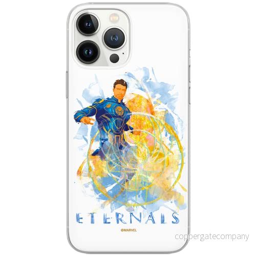 ERT GROUP mobiltelefonfodral för Apple Iphone 12 PRO MAX originalt och officiellt licensierat Marvel mönster Eternals 011 Vit anpassad till formen på mobiltelefonen, fodral tillverkad av TPU plast 5904805123504