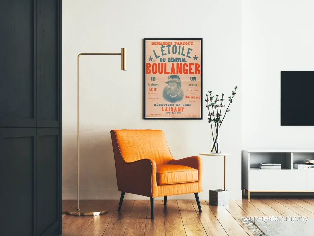 Vintageposter L'Étoile du Général Boulanger - Retro väggdekoration - Bild 2