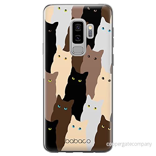ERT GROUP mobiltelefonfodral för Samsung S9 PLUS originalt och officiellt licensierat Babaco mönster Cats 001 optimalt anpassad till formen på mobiltelefonen, fodral tillverkad av TPU plast 5905131056054