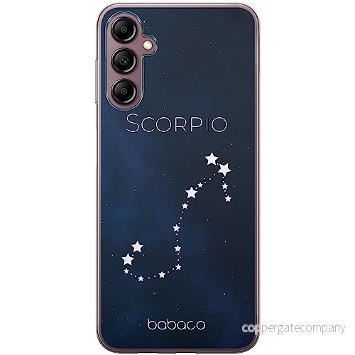 ERT GROUP mobiltelefonfodral för Samsung A14 4G/5G originalt och officiellt licensierat Babaco mönster Zodiac Constellation 008 anpassad till formen på mobiltelefonen, fodral tillverkad av TPU plast 5905511821586
