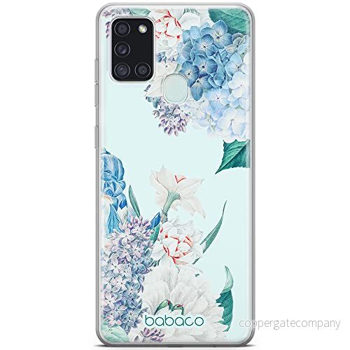 ERT GROUP mobiltelefonfodral för Samsung A21s originalt och officiellt licensierat Babaco mönster Flowers 027 optimalt anpassad till formen på mobiltelefonen, fodral tillverkad av TPU plast 5905131266675