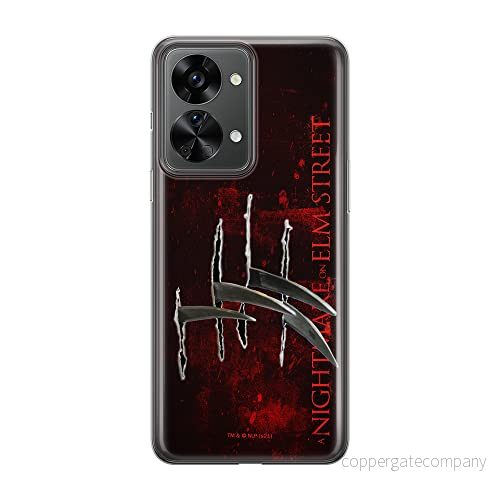 ERT GROUP mobiltelefonfodral för Oneplus NORD 2T 5G originalt och officiellt licensierat Horror mönster Nightmare of Elm Street 004, fodral tillverkad av TPU plast 5905511277437