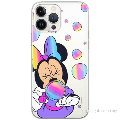 ERT GROUP mobiltelefonfodral för Samsung F62 / M62 originalt och officiellt licensierat Disney mönster Minnie 052 optimalt anpassad till formen på mobiltelefonen, gedeeltelijk transparant 5904805525650
