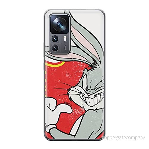 ERT GROUP mobiltelefonfodral för Xiaomi 12T/12T pro/K50 Ultra originalt och officiellt licensierat Looney Tunes mönster Bugs 010 anpassad till formen på mobiltelefonen, fodral tillverkad av TPU plast 5905511585181