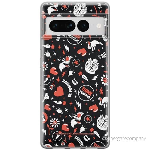 ERT GROUP mobiltelefonfodral för Google PIXEL 7 PRO originalt och officiellt licensierat Looney Tunes mönster 027 optimalt anpassad till formen på mobiltelefonen, fodral tillverkad av TPU plast 5905795178406