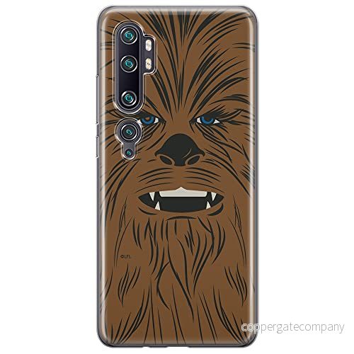 ERT GROUP mobiltelefonfodral för Xiaomi MI NOTE 10 / PRO originalt och officiellt licensierat Star Wars mönster Chewbacca 005, fodral tillverkad av TPU plast 5904805581571
