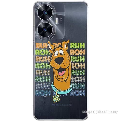 ERT GROUP mobiltelefonfodral för Realme C55 originalt och officiellt licensierat Scooby Doo mönster 003 optimalt anpassad till formen på mobiltelefonen, gedeeltelijk transparant 5905511862152