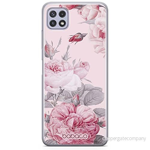 ERT GROUP mobiltelefonfodral för Samsung A22 5G originalt och officiellt licensierat Babaco mönster Flowers 050 optimalt anpassad till formen på mobiltelefonen, fodral tillverkad av TPU plast 5905131350589