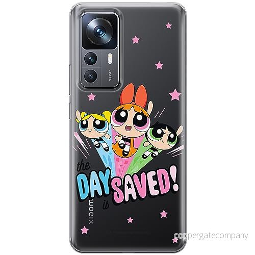 ERT GROUP mobiltelefonfodral för Xiaomi 12T/ 12T pro/ K50 Ultra originalt och officiellt licensierat The Powerpuff Girls mönster 031, gedeeltelijk transparant 5905511976613