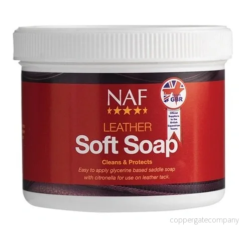 NAF Leather Soft Soap 450G 5032410128123