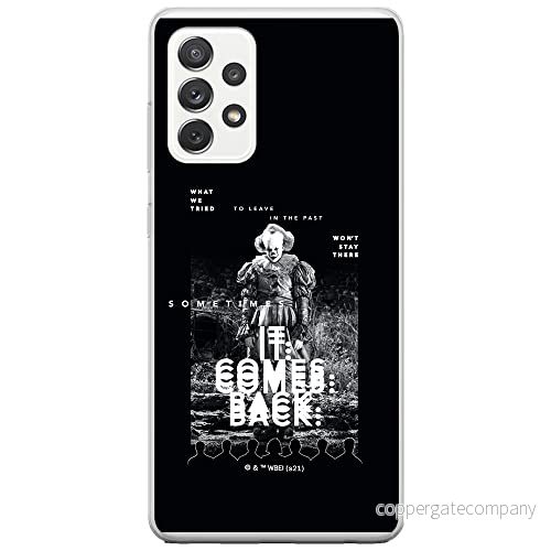 ERT GROUP mobiltelefonfodral för Samsung A52 5G / LTE 4G A52S originalt och officiellt licensierat Horror mönster It 017 anpassad till formen på mobiltelefonen, fodral tillverkad av TPU plast 5905131992956