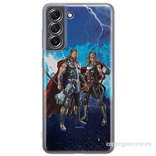 ERT GROUP mobiltelefonfodral för Samsung S21 FE original och officiellt licensierad Marvel mönster Thor 009 optimalt anpassad till mobiltelefonens form, fodral av TPU 5904805174308