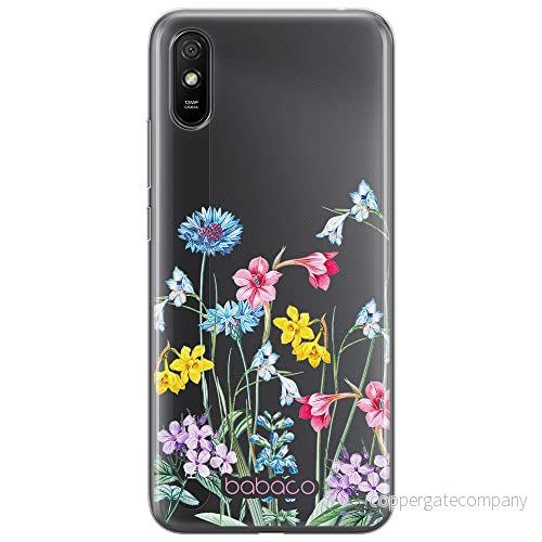 ERT GROUP mobiltelefonfodral för Xiaomi REDMI 9A originalt och officiellt licensierat Babaco mönster Flowers 040 optimalt anpassad till formen på mobiltelefonen, gedeeltelijk transparant 5905131310057