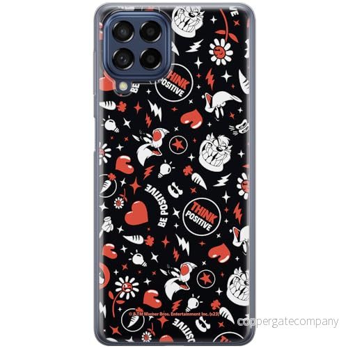ERT GROUP mobiltelefonfodral för Samsung M33 5G originalt och officiellt licensierat Looney Tunes mönster 027 anpassad till formen på mobiltelefonen, fodral tillverkad av TPU plast 5905795133405