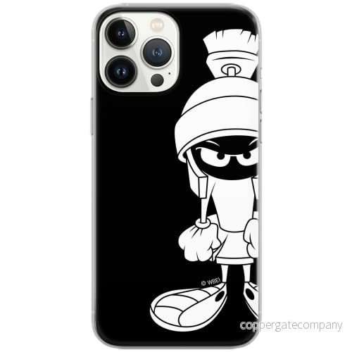 ERT GROUP mobiltelefonfodral för Huawei P30 Lite originalt och officiellt licensierat Looney Tunes mönster Marvin 002 Vit anpassad till formen på mobiltelefonen, fodral tillverkad av TPU plast 5902980456257