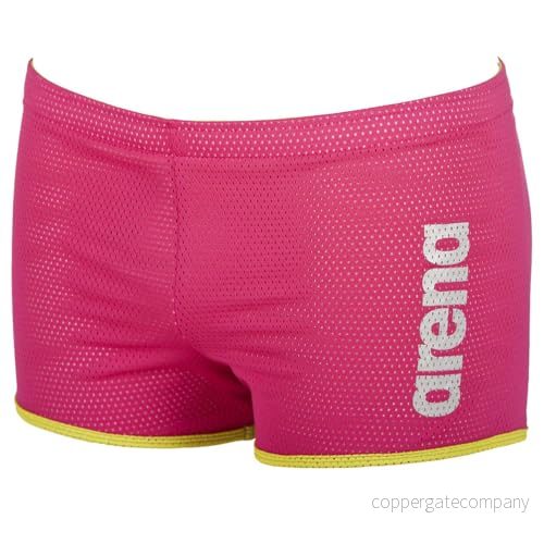 arena unisex träningshjälp simbyxor fyrkantig skärning (vattenresistens, nätväv, klorresistent) Fuchsia (90) Large 3468335391892
