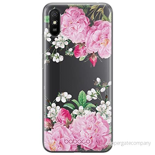 ERT GROUP mobiltelefonfodral för Xiaomi REDMI 9A originalt och officiellt licensierat Babaco mönster Flowers 046 optimalt anpassad till formen på mobiltelefonen, gedeeltelijk transparant 5905131330574