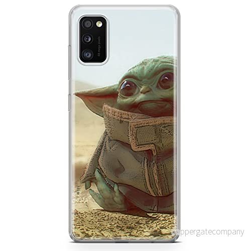 ERT GROUP mobiltelefonfodral för Samsung A41 originalt och officiellt licensierat Star Wars mönster Baby Yoda 003 optimalt anpassad till formen på mobiltelefonen, fodral tillverkad av TPU plast 5903537646091