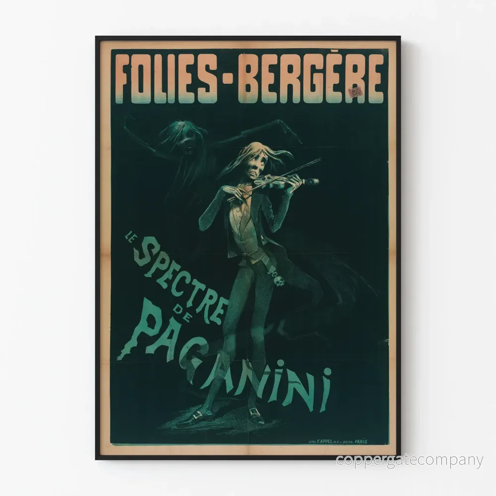 Postern Folies Bergère Paganinis spektrum