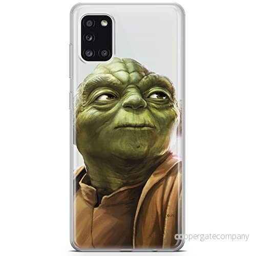 ERT GROUP mobiltelefonfodral för Samsung A31 originalt och officiellt licensierat Star Wars mönster Yoda 006 optimalt anpassad till formen på mobiltelefonen, gedeeltelijk transparant 5903040221990