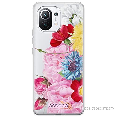 ERT GROUP mobiltelefonfodral för Xiaomi 11 originalt och officiellt licensierat Babaco mönster Flowers 056 optimalt anpassad till formen på mobiltelefonen, gedeeltelijk transparant 5905131362032